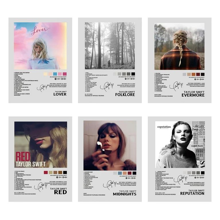 Album Cover Limited Edition Aesthetic Posters, Swift Gift Merch, Album Cover Posters Wall Decor A... | Walmart (US)