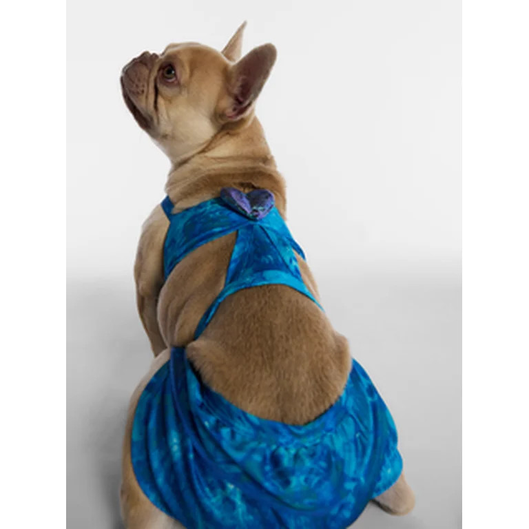 Hot Dog Summer By Megan Thee Stallion Blue Barkini Dog Bikini, Extra Small | Walmart (US)