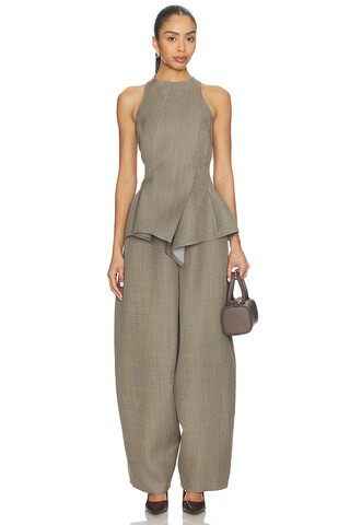Magda Butrym Pants in Beige from Revolve.com | Revolve Clothing (Global)