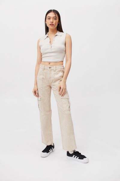 BDG High-Waisted Skate Jean – Sand | Urban Outfitters (US and RoW)