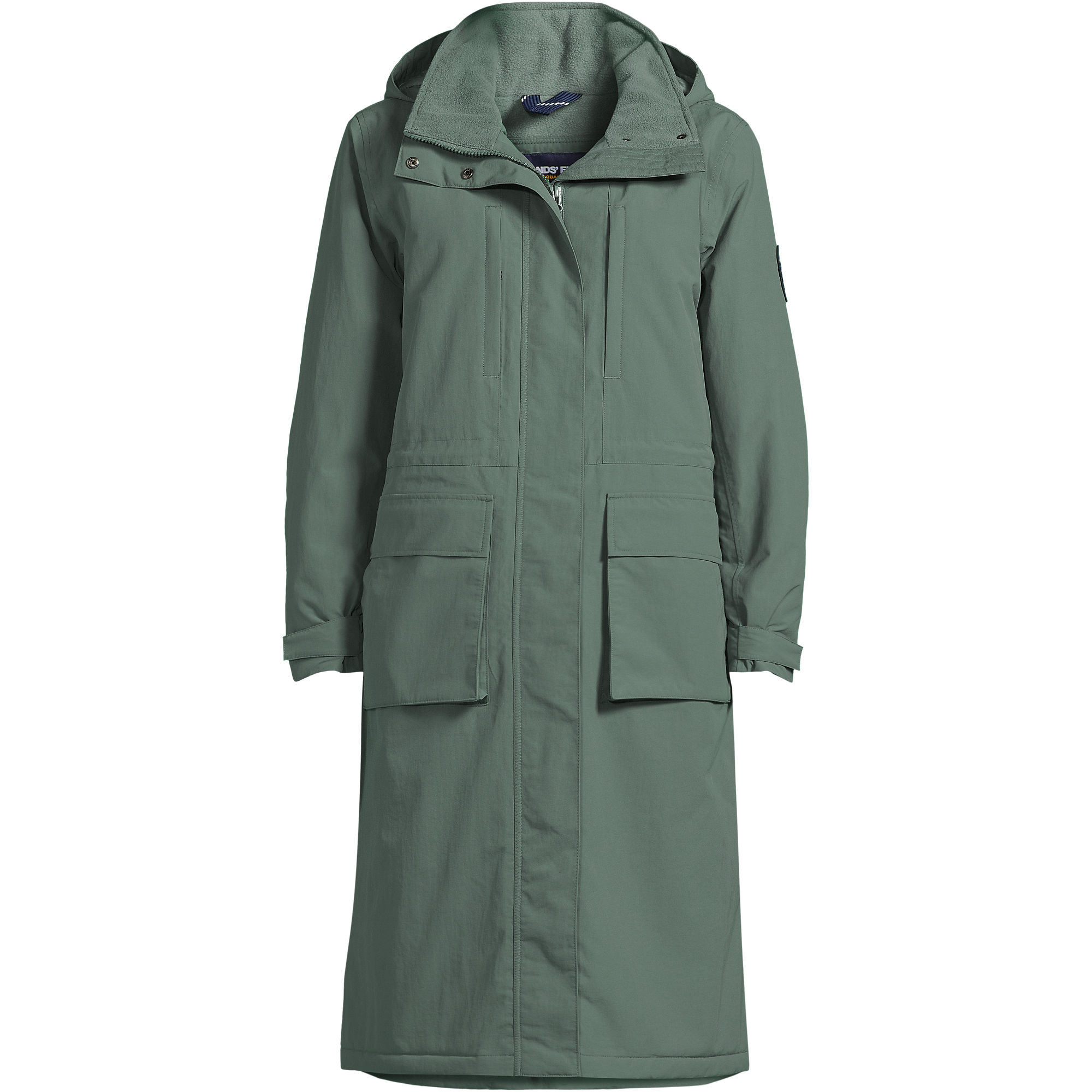 Women's Squall Waterproof Insulated Winter Stadium Maxi Coat | Lands' End (US)