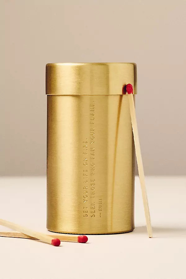 Mersea Brass Match Holder | Anthropologie (US)