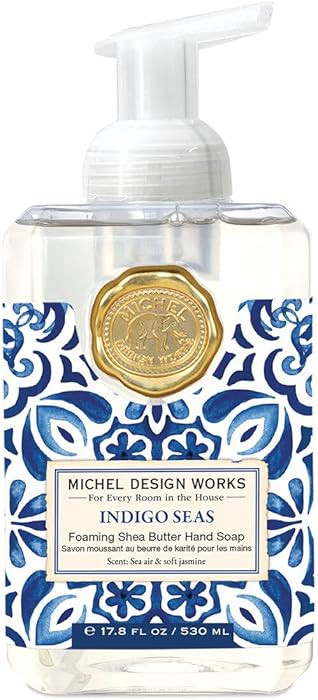 Michel Design Works Foaming Hand Soap, Indigo Seas | Amazon (US)