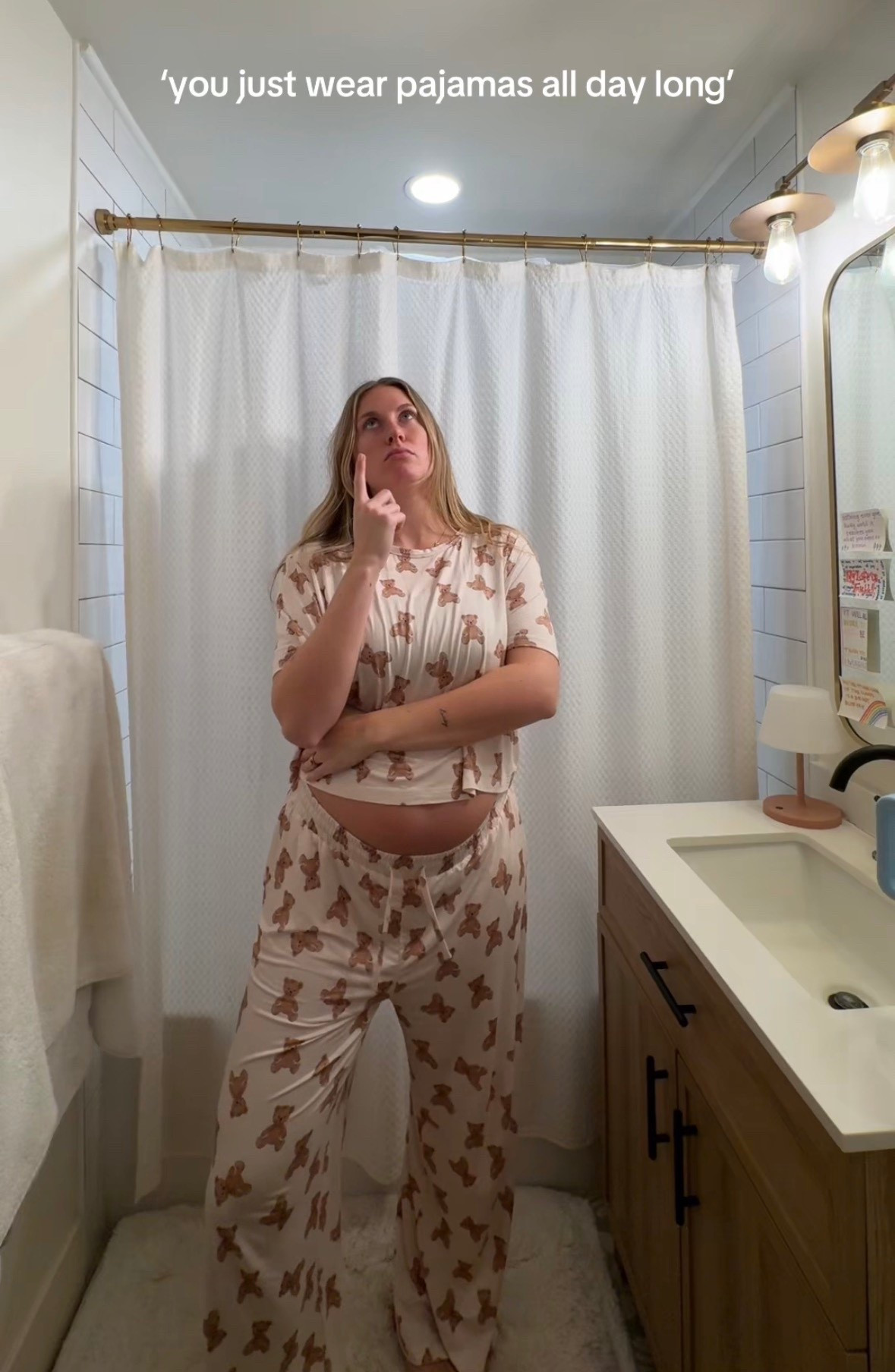 Teddy bear matching pj set with matching newborn sleeper!! 🤎🧸

#LTKBaby #LTKmomlife #LTKBump