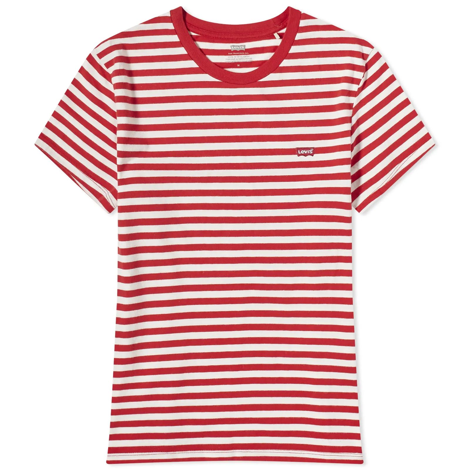 Levis Vintage Clothing Perfect Striped T-Shirt Sandy Stripe Script | END. | End Clothing (UK & IE)