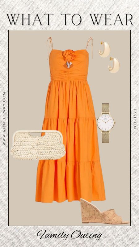 What to wear for a fun family outing - perfect dress to bring color and elegance 

#LTKitbag #LTKwedding #LTKstyletip