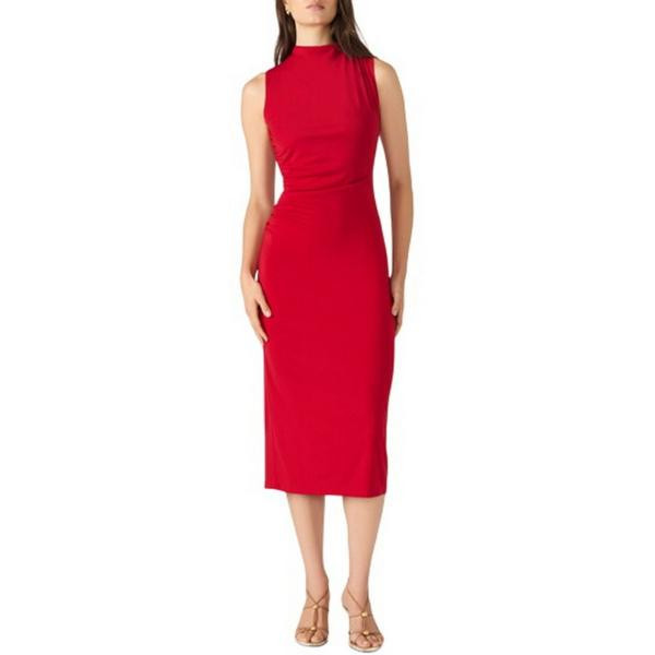 Women's Steve Madden Mo Midi Dress Large Haute Red | Scheels Sports