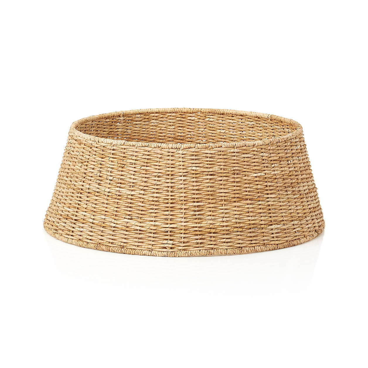 Abaca Christmas Tree Collar + Reviews | Crate and Barrel | Crate & Barrel