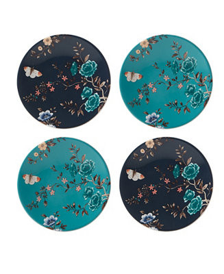 Sprig & Vine Tibit Plates, Set of 4 | Macy's