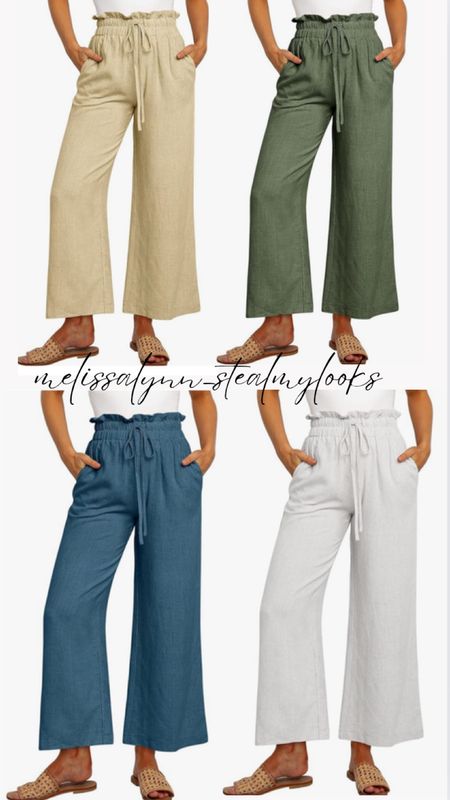 Sale! Linen Pants Casual Loose High Waist Boho Wide Leg Cropped Palazzo Beach Pants Summer Outfits 2024 Trendy

Shop my favorites at Melissa Lynn Steal My Looks.

#LTKFindsUnder100 #LTKFindsUnder50 #LTKTravel