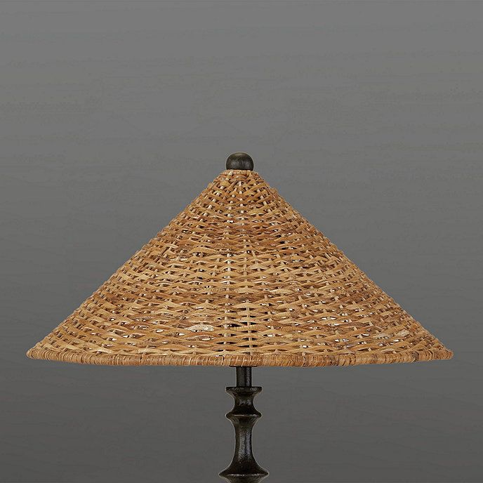 Conical Lamp Shade Rattan 21 inch | Ballard Designs, Inc.