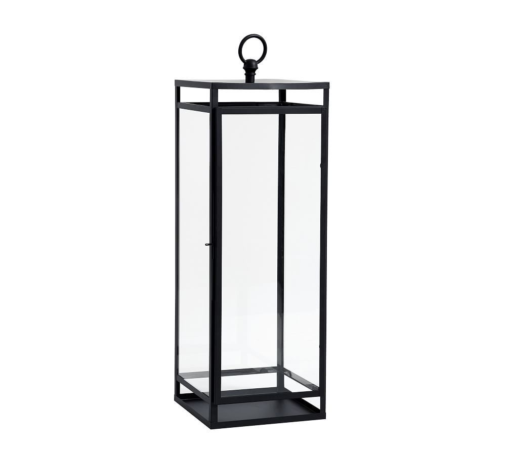 Maxwell Handcrafted Lantern - Black | Pottery Barn (US)