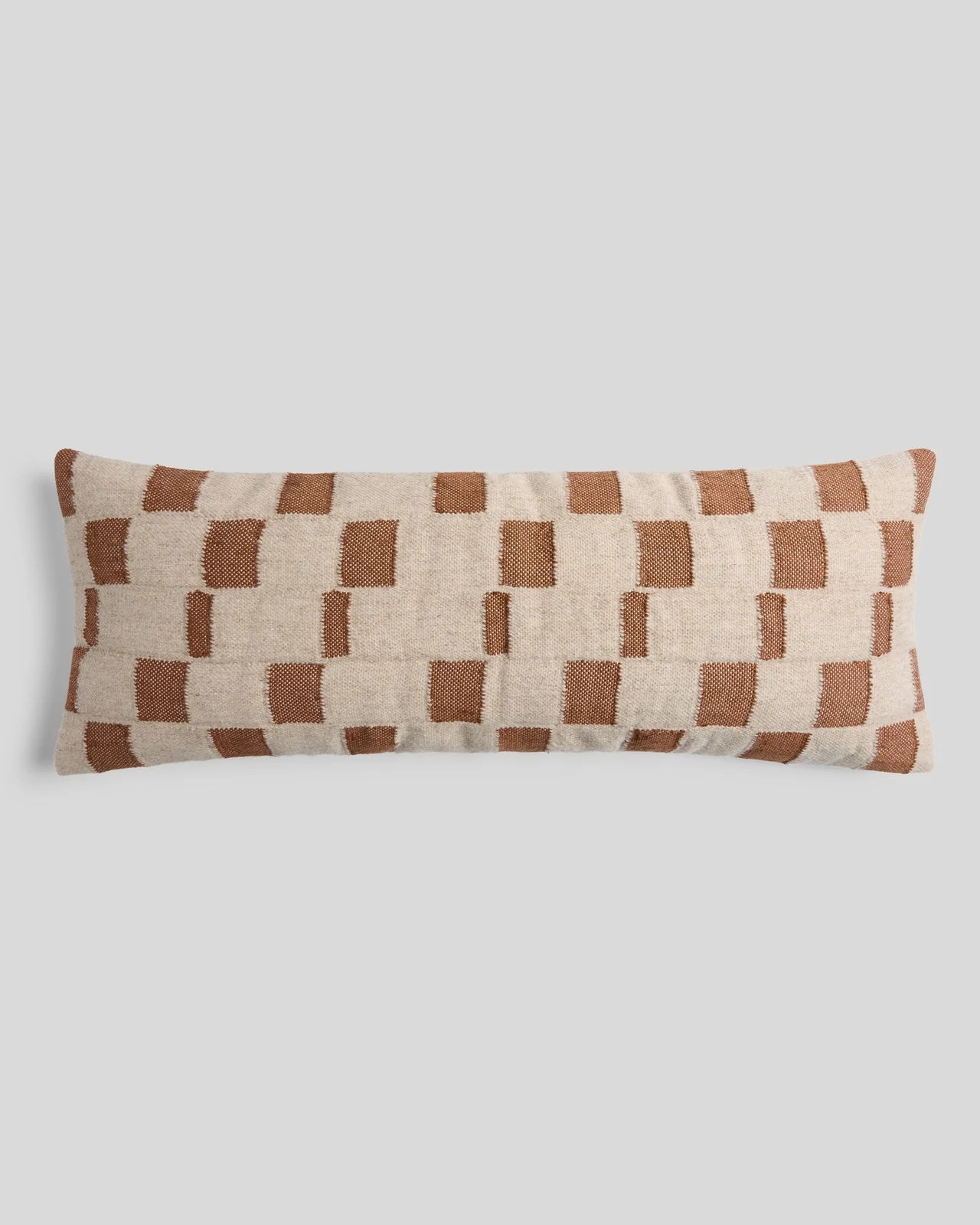 Modern Wool Lumbar Pillow Cover - FINAL SALE (Natural and Tobacco) | Parachute
