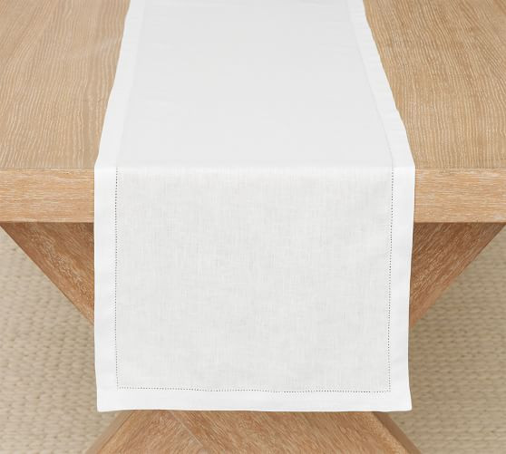 Belgian Linen Table Runner | Pottery Barn (US)