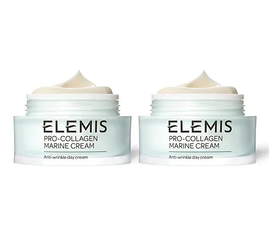ELEMIS Pro-Collagen Marine Cream 1.0-oz Duo | QVC
