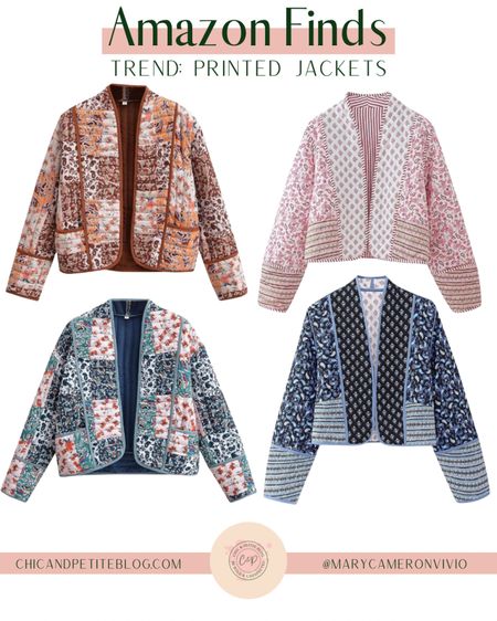 Amazon Fashion Trend Alert: Printed Jackets

spring outfit // spring fashion // outfit Inspo // colorful jackets

#LTKfindsunder50 #LTKstyletip #LTKfindsunder100