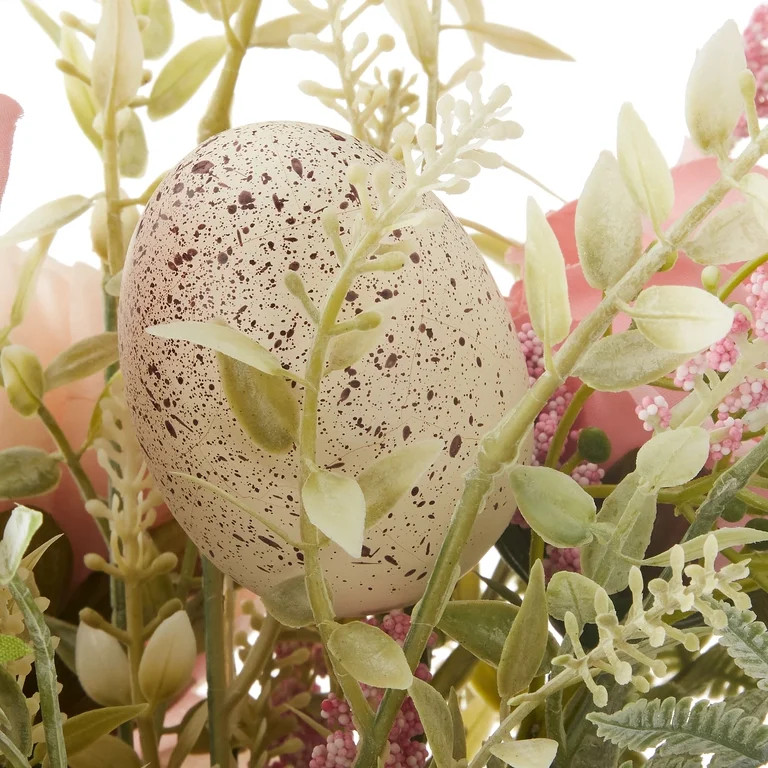Easter Floral Ceramic Vase, 11 in, by My Texas House - Walmart.com | Walmart (US)