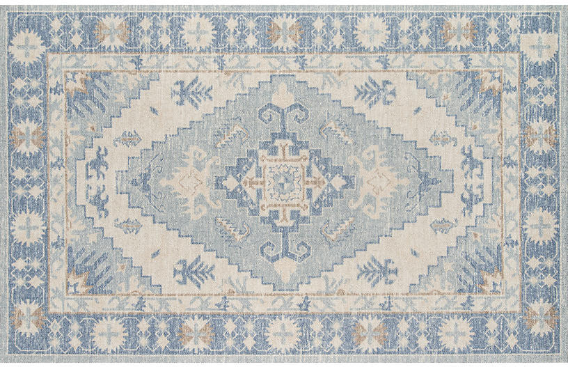 Colette Rug, Blue | One Kings Lane