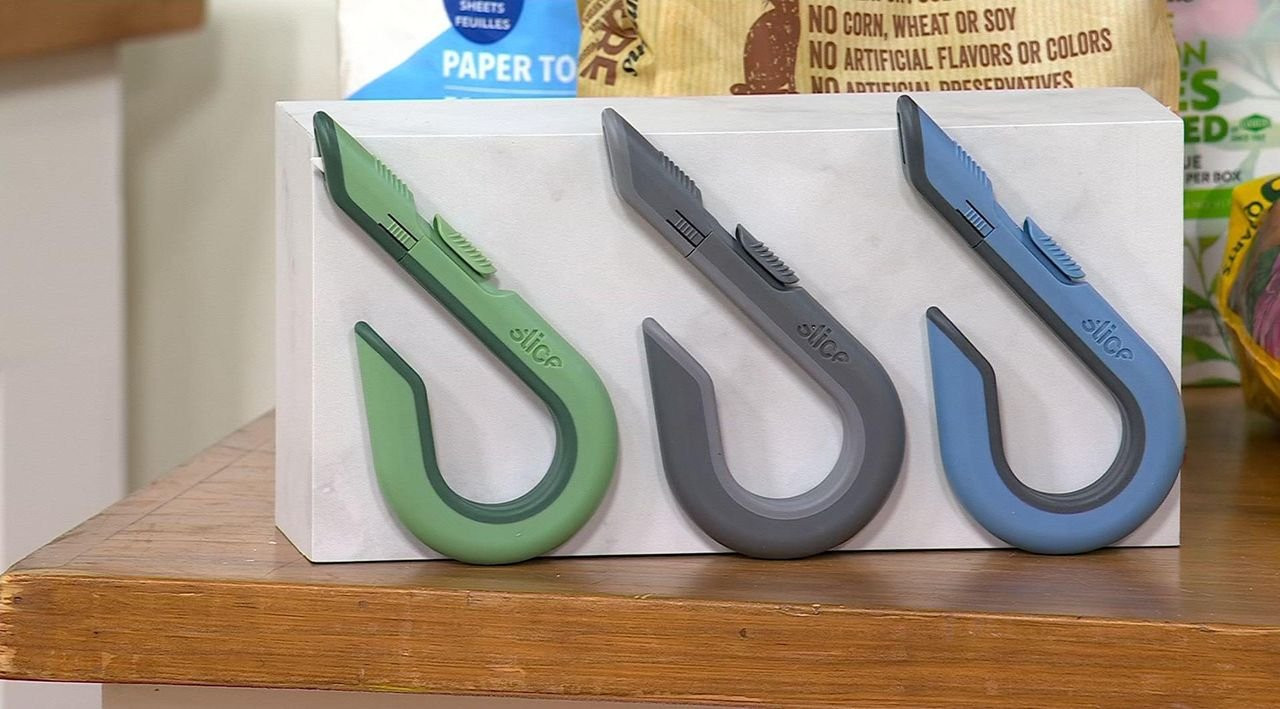Slice Set of 3 Ceramic Box Cutters - QVC.com | QVC