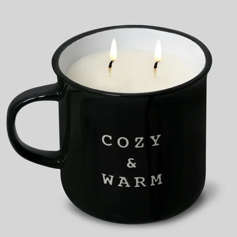 Mainstay 13oz Cozy & Warm Mug Candle Hazelnut Cream Scented | Walmart (US)