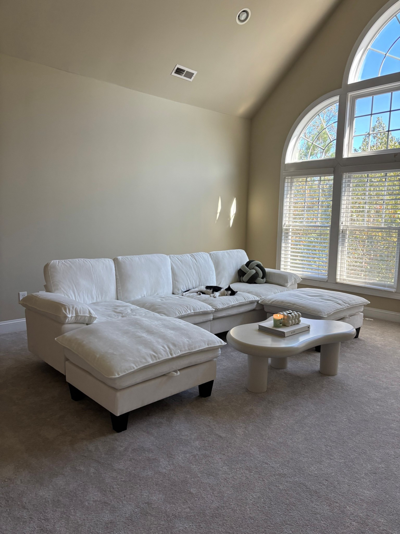 Cozy loft couch setup 🛋️🤍

#LTKFindsUnder50 #LTKStyleTip #LTKHome