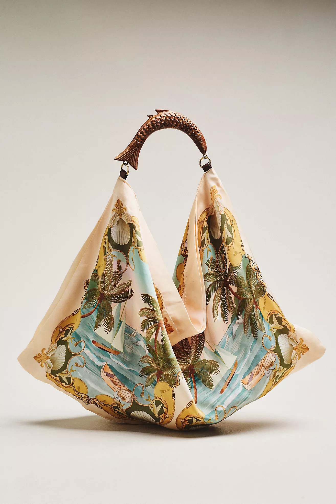 Farm Rio Satin Scarf Medium Bag | Anthropologie (US)