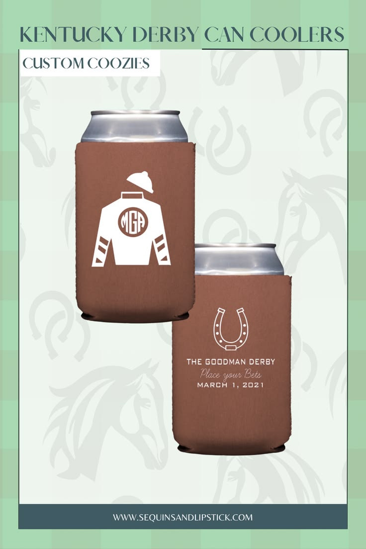 Hosting a Kentucky Derby party? 🐎✨ These custom Kentucky Derby themed coozies are the perfect party favor for Derby Day celebrations, bridal showers, birthdays, and race day watch parties!  

 #LTKSeasonal #LTKU
