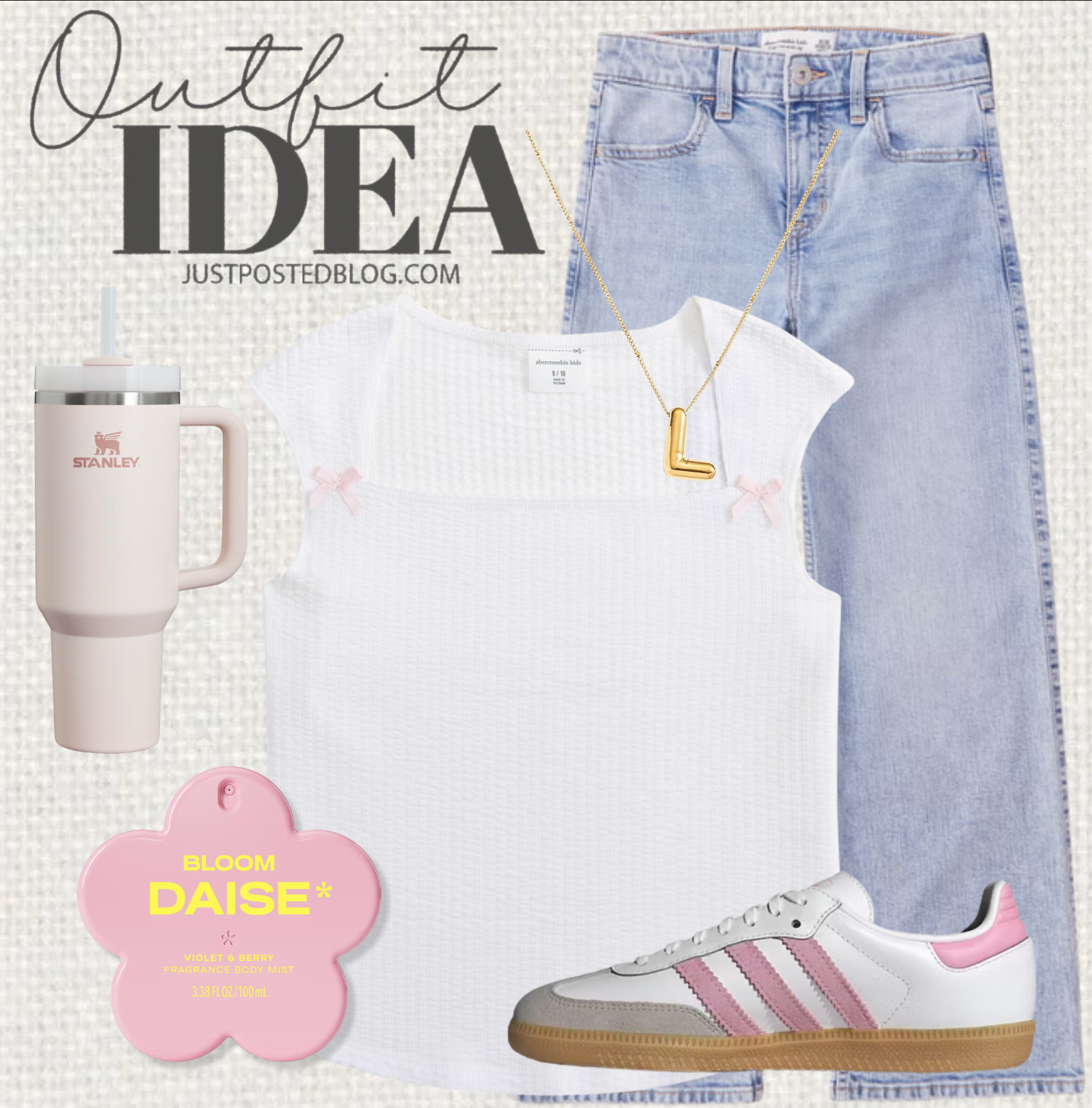 I LOVE this top, the bows are such a cute detail!! This would be such a cute outfit for tweens and teens!! 

 