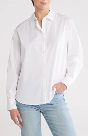Splendid Ruffle Button-Up Shirt | Nordstromrack | Nordstrom Rack