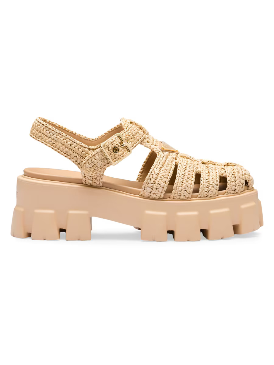 Monolith Crochet Cage Sandals | Saks Fifth Avenue