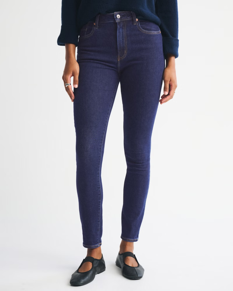 Women's Curve Love High Rise Super Skinny Jean | Women's Bottoms | Abercrombie.com | Abercrombie & Fitch (US)