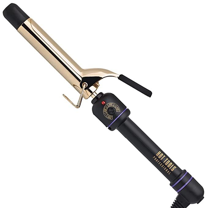 HOT TOOLS Professional 24K Gold Curling Iron/Wand, 1 inch | Amazon (US)