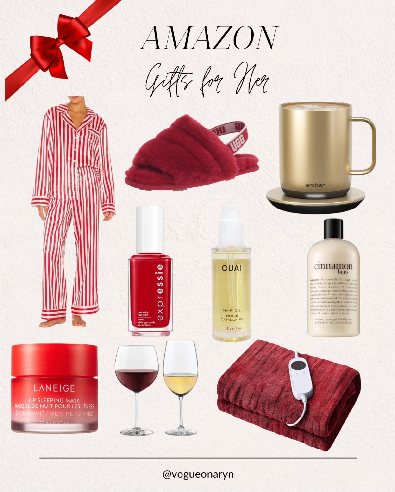 Amazon gifts for her , amazon gift guide , pajamas , lip care , hair products, gift guide for her , amazon fashion , amazon finds 

#LTKGiftGuide #LTKfindsunder50 #LTKHoliday