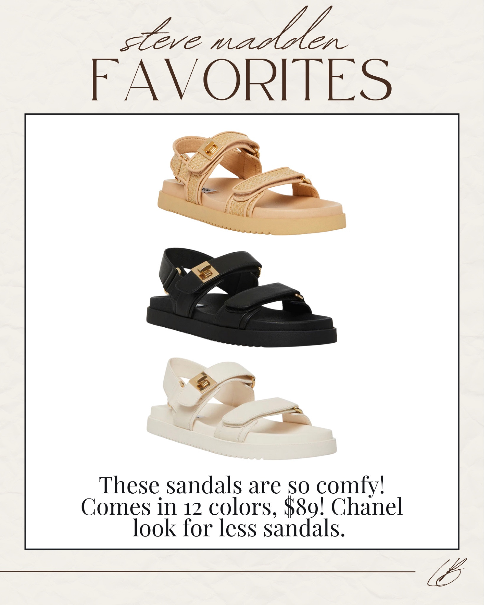 Steve Madden sandal favorites! 

Lee Anne Benjamin 🤍

#LTKshoecrush #LTKstyletip #LTKunder50
