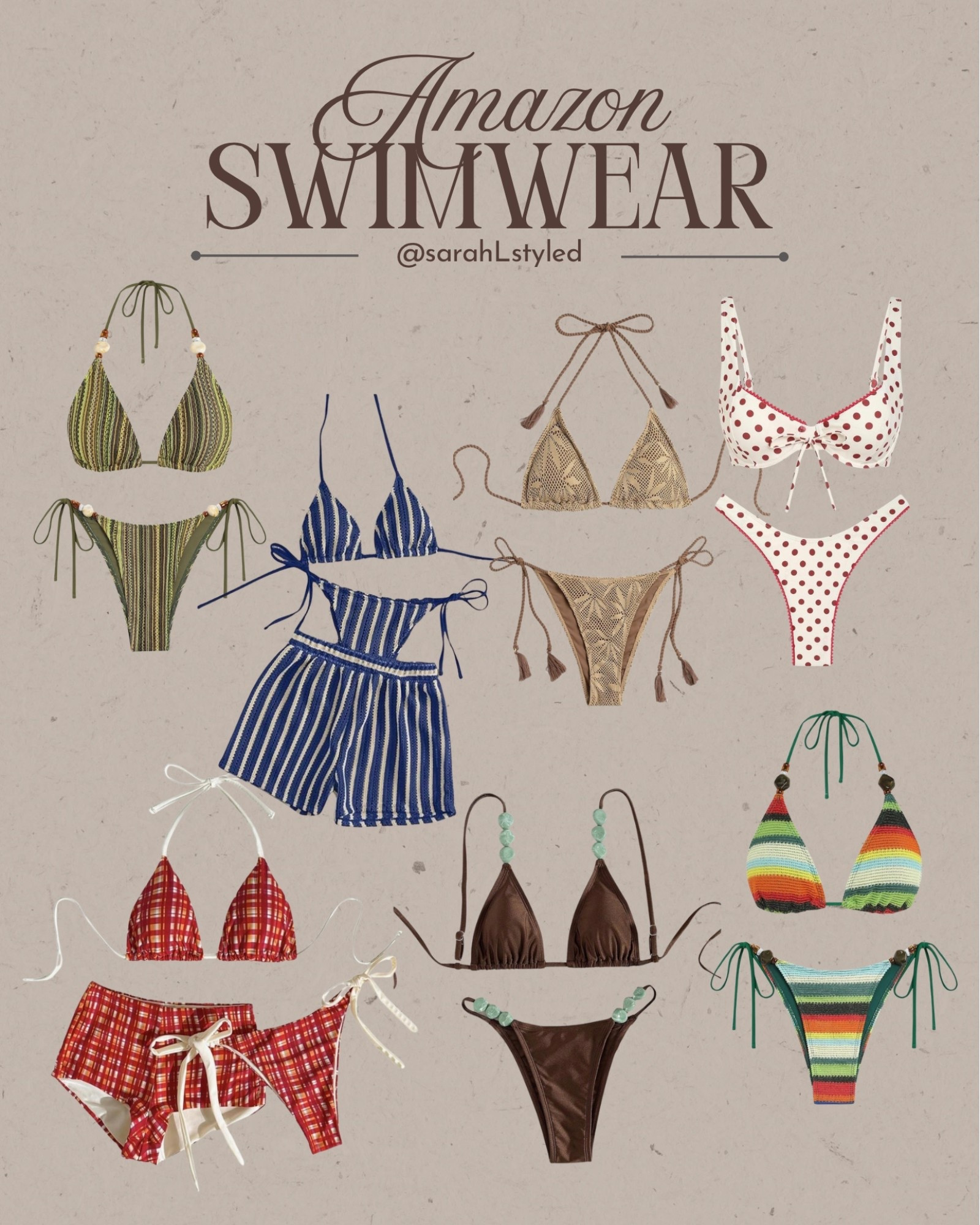 Amazon bikinis 👙 Italy boat day, swimsuits, Amazon swimwear, polka dot bikini, colorful bikini, travel pool day

#LTKSwim #LTKTravel #LTKSeasonal