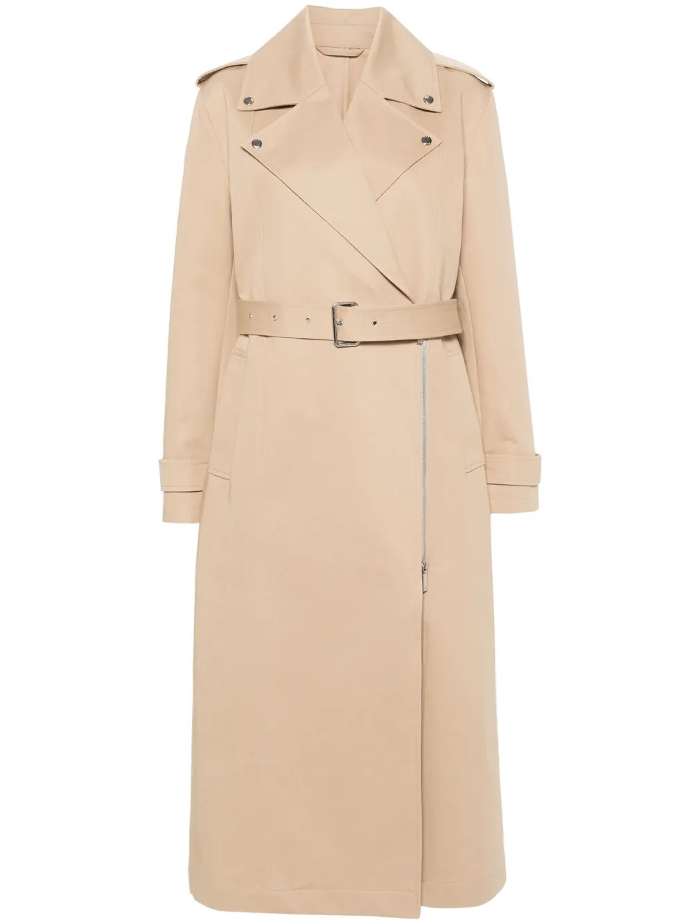 TOTEME Biker Cotton Trench | Neutrals | FARFETCH FR | Farfetch Global