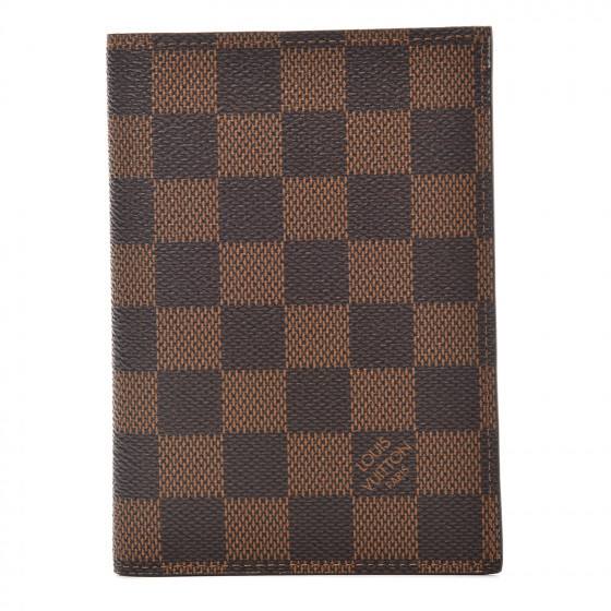 Damier Ebene Passport Cover | Fashionphile