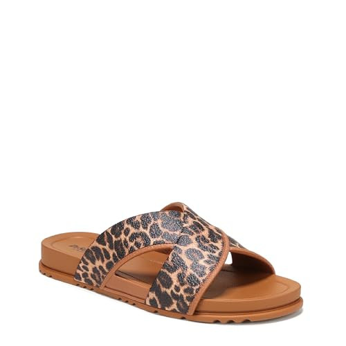 Dr. Scholl's Women's Sun Dreamer Slide Sandal Brown Leopard 10 M | Amazon (US)