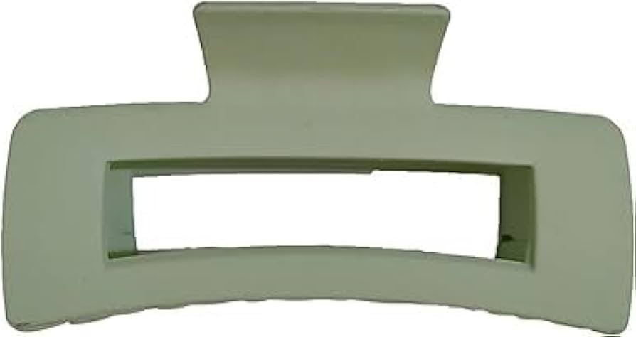 Green Solid Hair Claws Large Clips Strong Hold Big Claw Barrettes Hair Accessories for Women Girl... | Amazon (US)