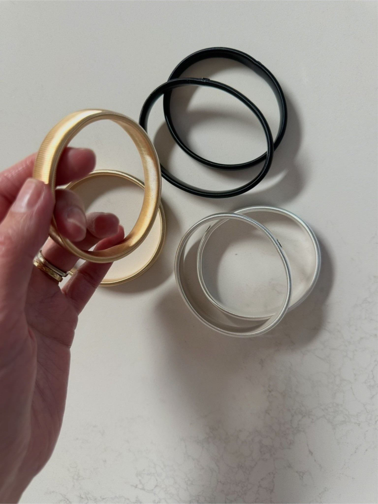 Sleeve bands I use on jackets and sweaters. Love these!