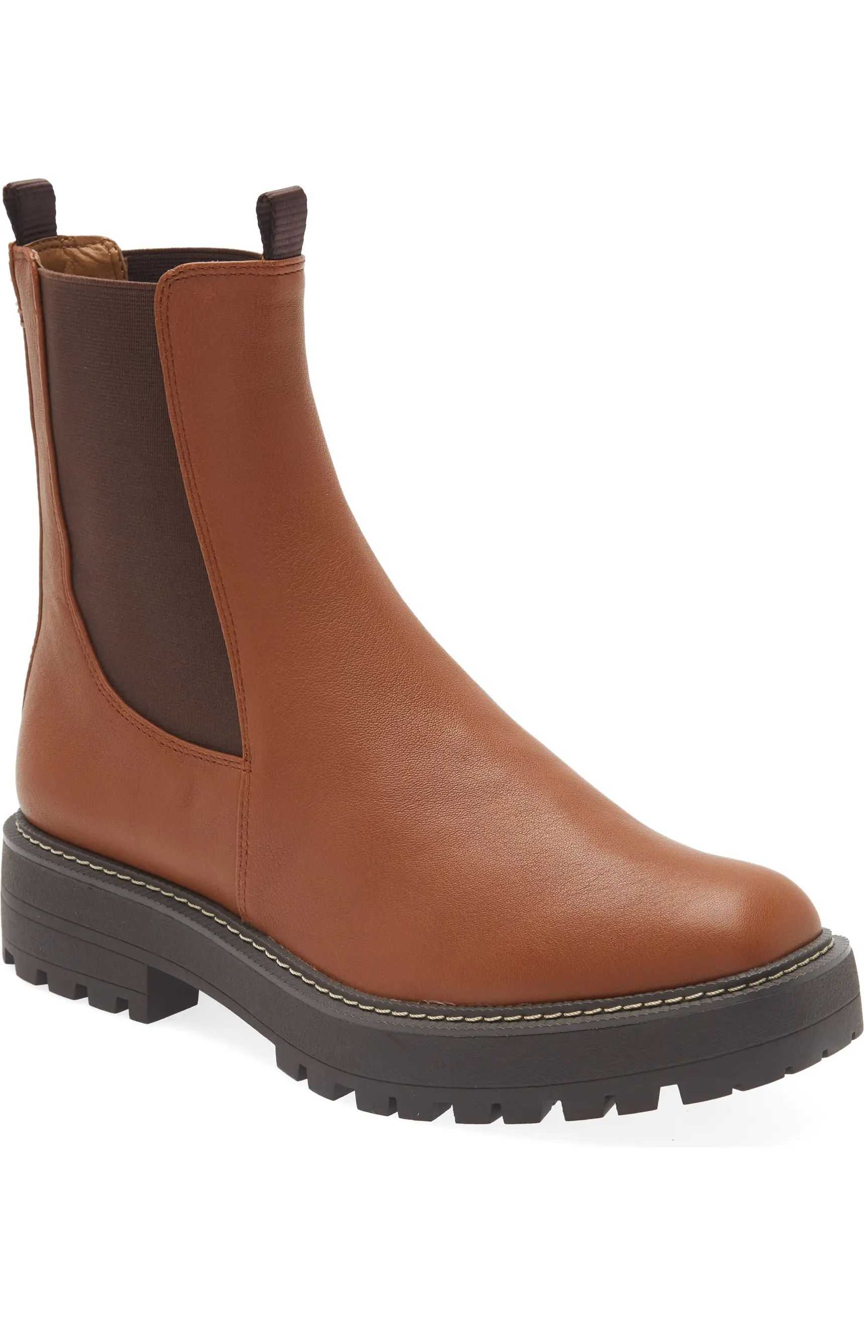 Sam Edelman Laguna Waterproof Lug Sole Chelsea Boot | Nordstrom | Nordstrom