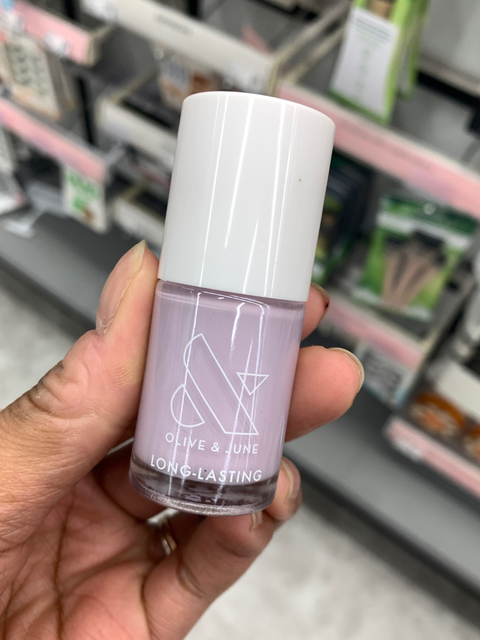 New nail polish for Spring that I recently picked up! Such a pretty color! 💜💜 

Olive and June Long Lasting Nail Polish in the color You’re Invited! 

#LTKbeauty