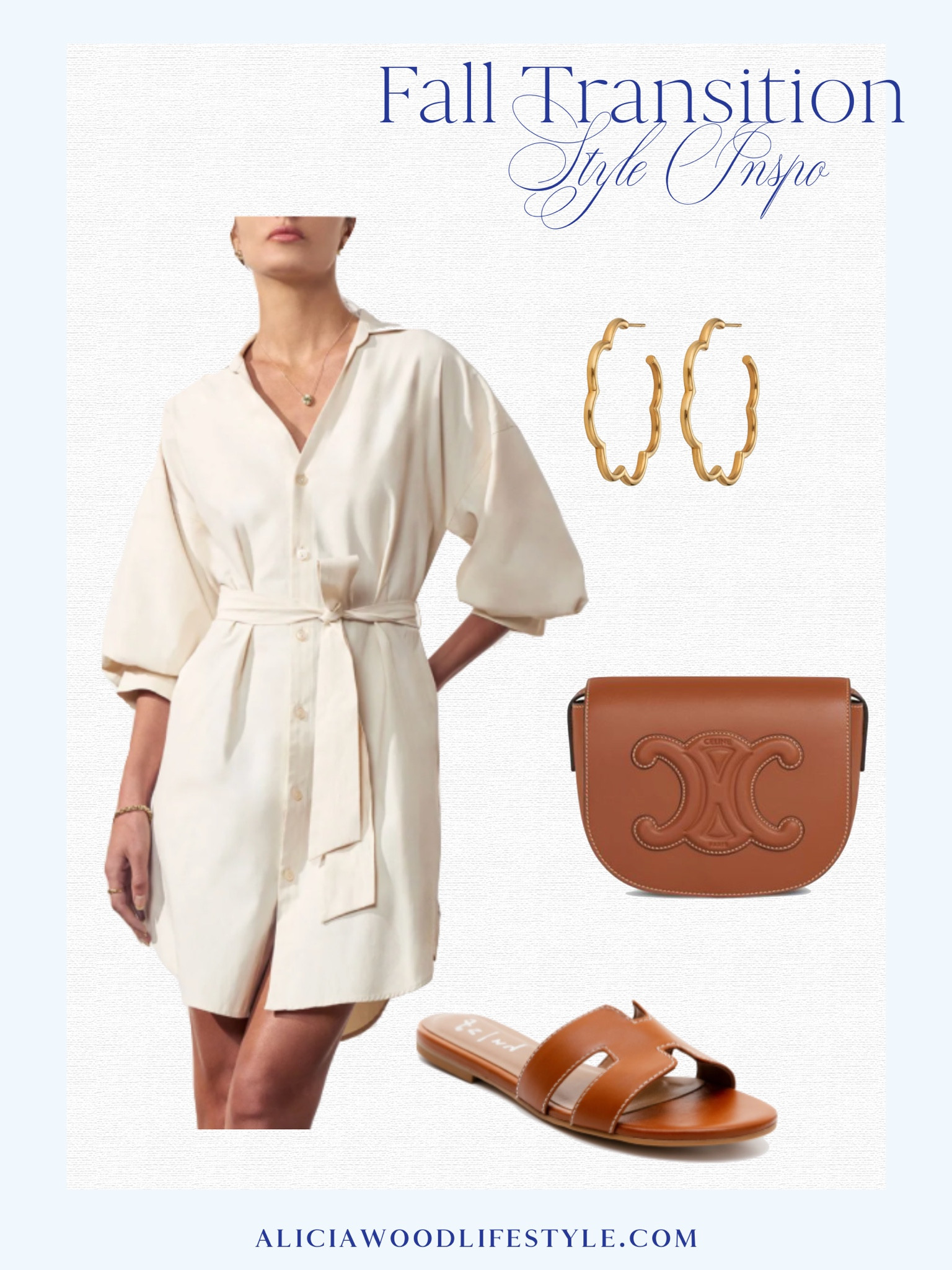 Fall Transition Style Inspo

Cream via neck dress 
Tan sandals 
Tan crossbody hold hoop earrings 
Fall outfit 

#LTKStyleTip #LTKOver40 #LTKSeasonal