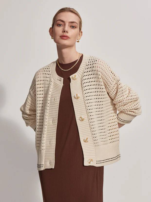 Kris Relaxed Fit Knit Jacket | Varley UK