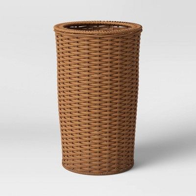 Manmade Wicker Woven Basket Brown - Smith & Hawken™ | Target