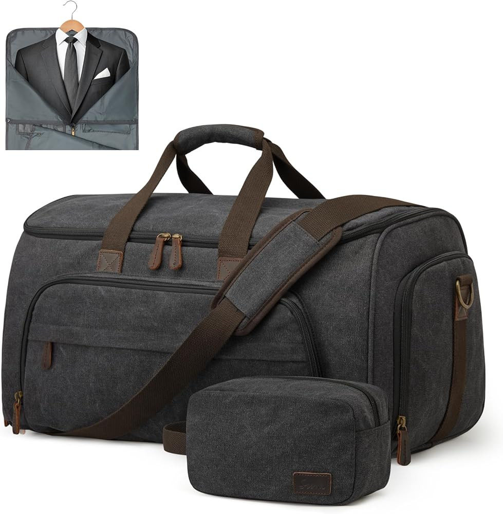 Carry On Garment Bag for Travel, S-ZONE Convertible Garment Duffle Bag Suit Bags for Men Women Tr... | Amazon (US)