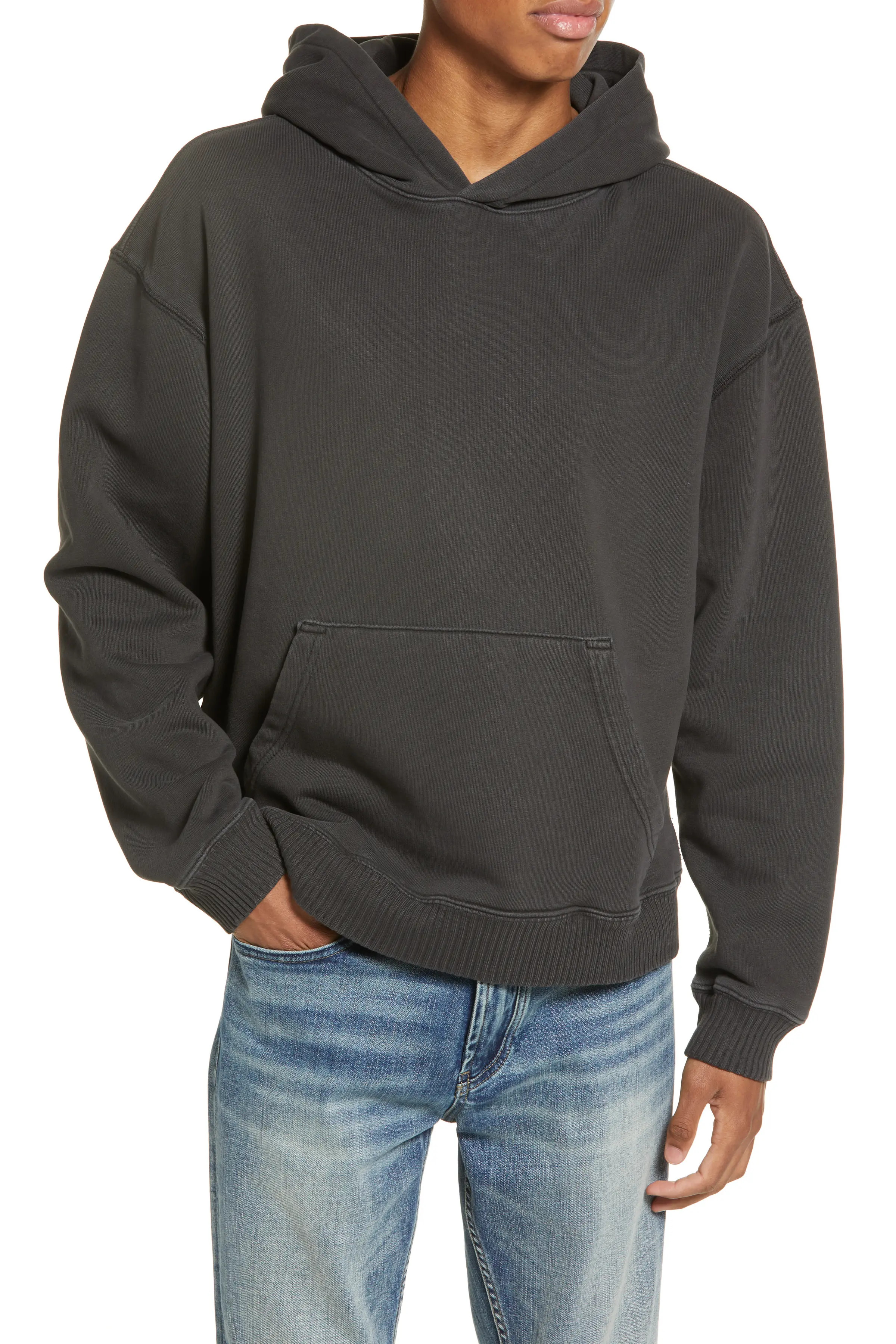 Core Oversize Organic Cotton Brushed Terry Hoodie (Men) | Nordstrom | Nordstrom