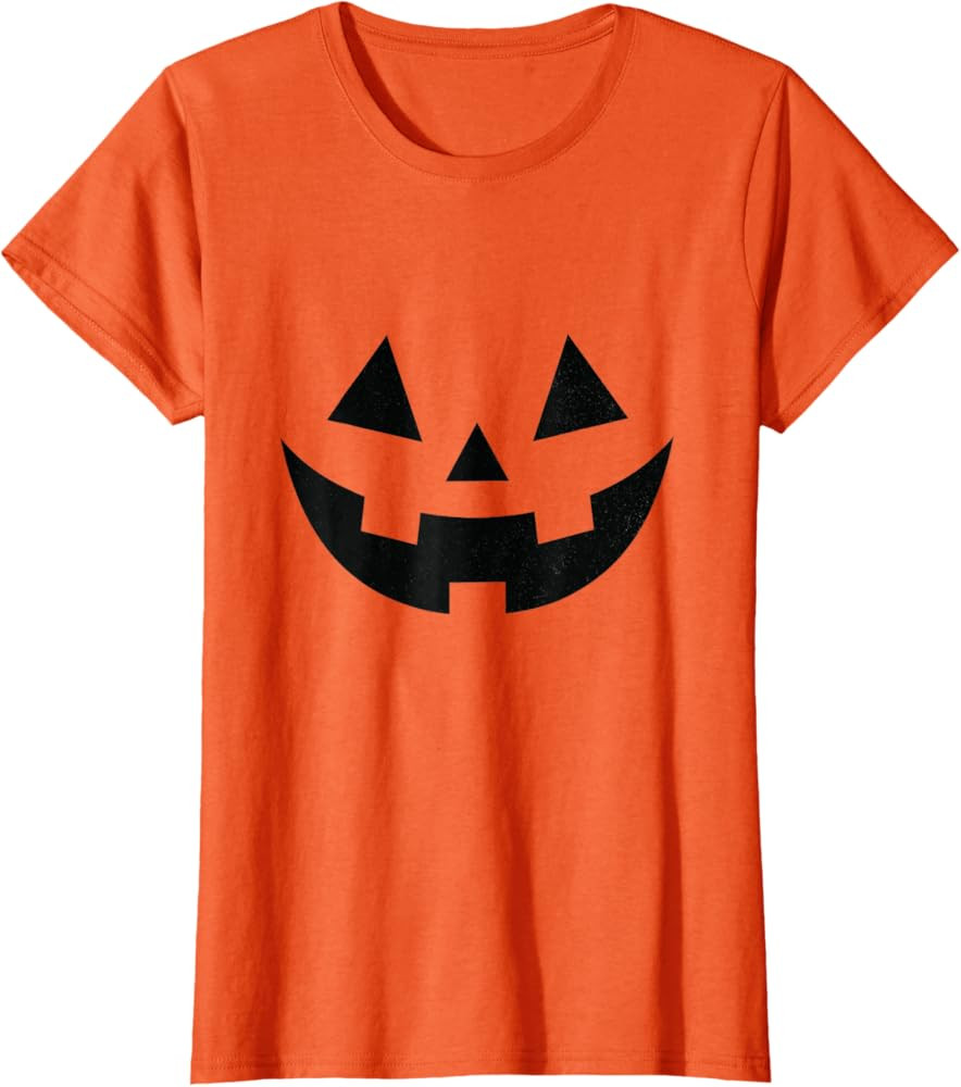 Vintage Pumpkin Face Jackolantern Jack O Lantern Halloween T-Shirt | Amazon (US)
