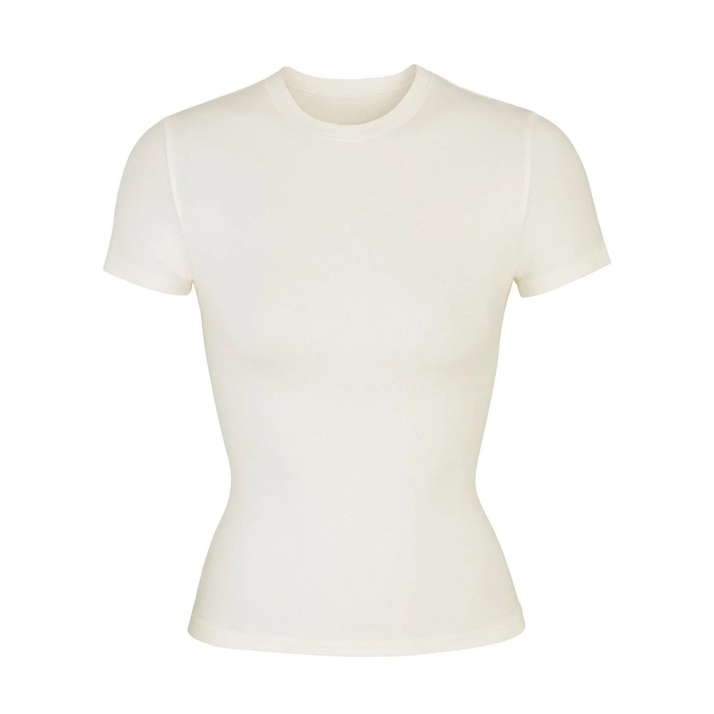 Cotton Jersey T-Shirt - Bone | SKIMS | SKIMS (US)