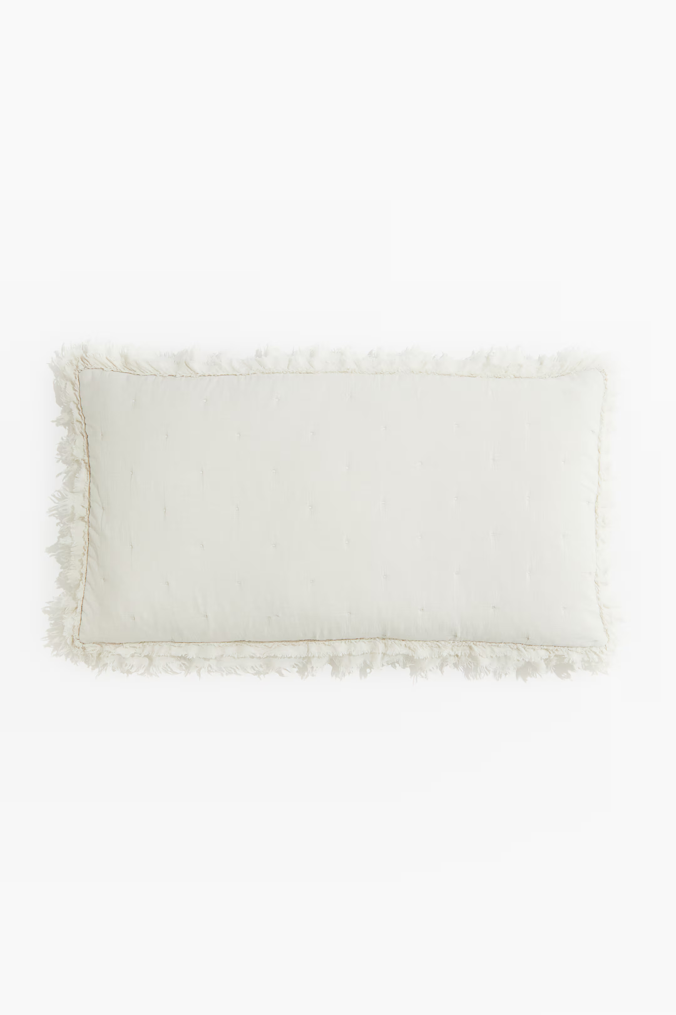 Frill-trimmed cushion cover | H&M (UK, MY, IN, SG, PH, TW, HK)